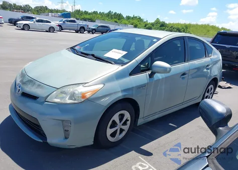 2012 Toyota Prius Two from USA, damaged, VIN JTDKN3DU3C5489588